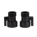 2pcs Garden Irrigation Valve 3/4" Male to Female Thread Extend Hose Switch Layor.