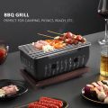 Japanese Korean Bbq Grill Oven Aluminium Alloy Charcoal Grill Portable Accessories Household Barbecue Tools. 