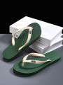 Flip Flops Men's Summer 2024 New Non Slip Wear Outdoor Clip Foot Vietnam Trend Men's Beach Sandals Sandals. 