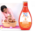 Meril Baby Head to Toe Wash – 100ml & 200ml | Gentle Baby Top to Toe Wash | Shampoo + Body Wash. 