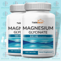 NatureBell TwinBest Magnesium Glycinate – 500mg – 240 Capsules – Pure Chelated Mineral – Muscle & Heart Support. 