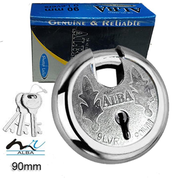 Round Shape High Security ALBA Locks And Heavy Duty With 3 Key