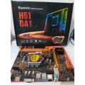 Esonic H61Da1 M.2 Nvme Motherboard With Hdmi - Intact Box - Enjoy A Year Of Brand Warranty. 