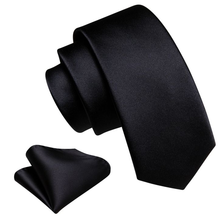 Business%20Black%20Silk%20Ties%20For%20Men%20Classic%20Solid%20High%20Quality%20Woven%20Pocket%20Square%20Cufflinks%20Sets%20Party%20Formal%20Designer%20Barry.Wang%20-%20Image%203