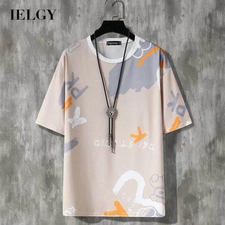 IELGY%20Japanese%20t-shirt%20short-sleeved%20men's%20printed%20loose%20round%20neck%20-%20Image%202