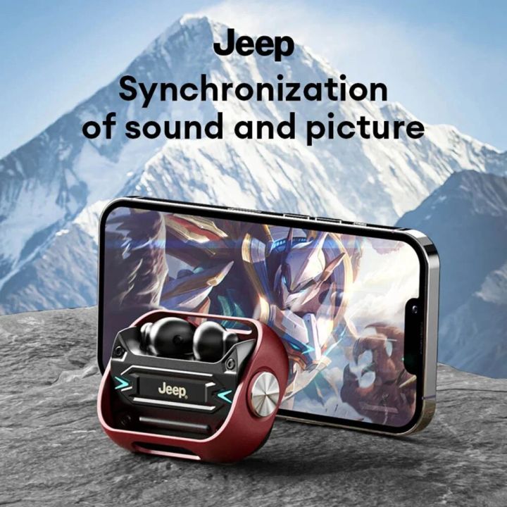 JEEP%20HIFI%20Earphones%20JP-EW001%20IPX5%20Original%20Waterproof%20TWS%20Earphones%20With%20Music%20Sports%20Game%20Low%20Delay%20Band%20Microphone%20Earphones%20-%20Image%204