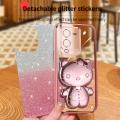 xprmy for ViVO S15 Pro 5G soft casing with cute bracket TPU silicone phone case.