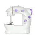 5 in 1 Mini Sewing Machine Dual Speed Portable Mini Electric Pedal Double Threads Rewind Swing Machine.
