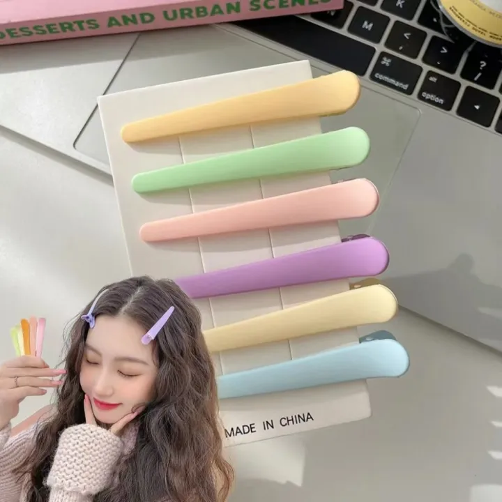 Korea%20Macaron%20Color%20Makeup%20Clips%20Simple%20Cute%20Duck%20Mouth%20Clip%20Fashion%20Acrylic%20Hair%20Clip%20Women%20-%20Image%207