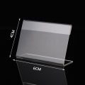 10pcs Acrylic Display Stand Desk Sign Label Frame Display Business  Holders. 