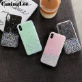 Casinglee For OPPO A15S / A15 case Full Stars Moon Glitter Bling Sequins Cases for OPPO A15 / A15S Phone Cover Starry Sky Transparent Soft Back Cover.