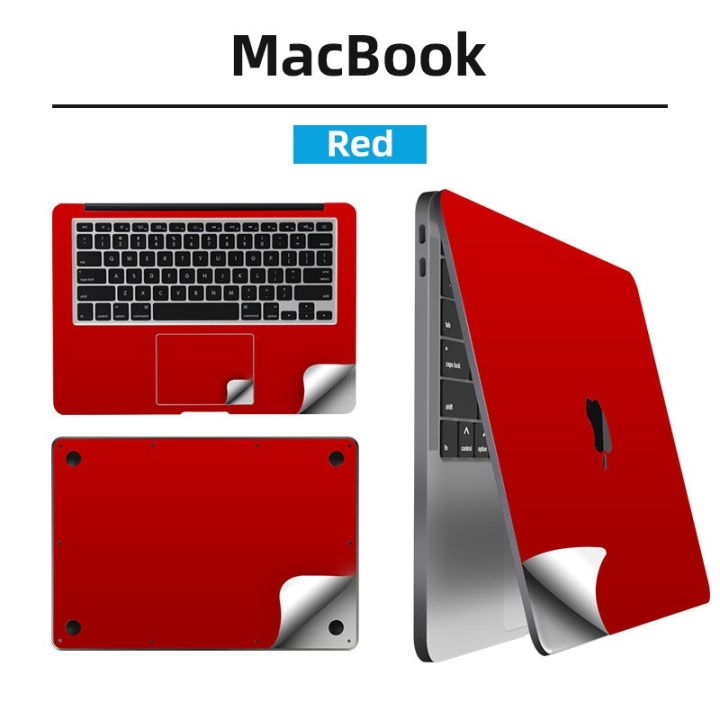 【DIV MALL】(New) solid color sticker for new MacBook Pro14 M1 a2442  protection laptop sticker skin for MacBook Pro Air 13 15 16 inch a2179  a2251 A1706