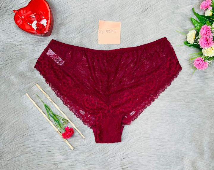 Womens%20Lace%20Panty%20Low%20Waist%20Cotton%20Briefs%20Underwear%20Soft%20Stretch%20Bikini%20Solid%20Cozy%20Lace%20Tanga%20Lace%20Cheeky%20Underwear%20for%20Women%20Lace%20Panties%20Net%20Panty%20Soft%20&%20Comfortable-%204%20PCS%20-%20Image%206
