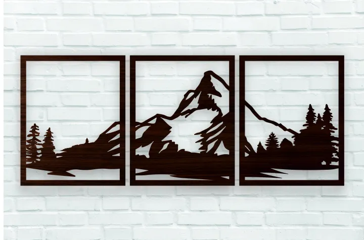 Mountain%20Wall%20Art%20Wood,%20Geometric%20Mountains,%20Mountain%20Wall%20Decor,%20Wood%20Wall%20Art%20Mountains,%20Wood%20Panel%20Wall%20Art,%20Modern%20Wood%20Wall%20Art%20Set%20(%20Size%20-%2090/30%20cm%20)%20by%20Doob%20Cart%20-%20Image%202