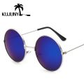 KUJUNY john lennon glasses Retro Round Prince Sunglasses Vintage Circle Male Female Reflective circle Sun Glasses oculos de sol. 