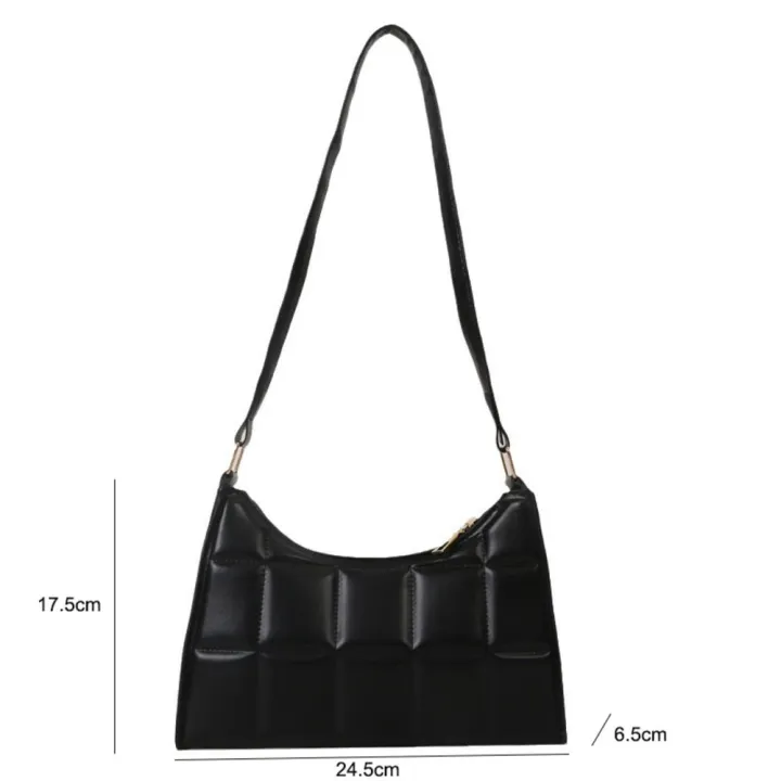Black/White%20Shoulder%20bag%20High-quality%20PU%20Underarm%20bag%20Solid%20color%20bag%20for%20Fashion%20show%20Daily%20wear%20Office%20use%20Shopping%20Travel%20-%20Image%206