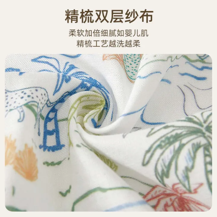 Baby%20jumpsuit,%20gauze,%20summer%20short%20sleeved%20monk%20clothing,%20newborn%20diaper,%20bamboo%20fiber%20baby%20romper,%20outdoor%20clothing%20-%20Image%202