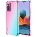 For Xiaomi Redmi Note 10 Pro / Xiaomi Redmi Note 10 Pro Max Edge-Reinforced Shockproof Cushion Back Clear Hybrid Transparent Sof Silicon Cover Casing-EFH. 