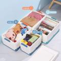 Foldable Book Storage Box High School Student Book Storage Box Household Plastic Storage Box Car Box. 