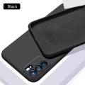 For Oppo Reno6 Pro 5G Liquid Silicone Soft Gel Rubber Shockproof Cover For Oppo Reno 6 Phone Case - Camera. 