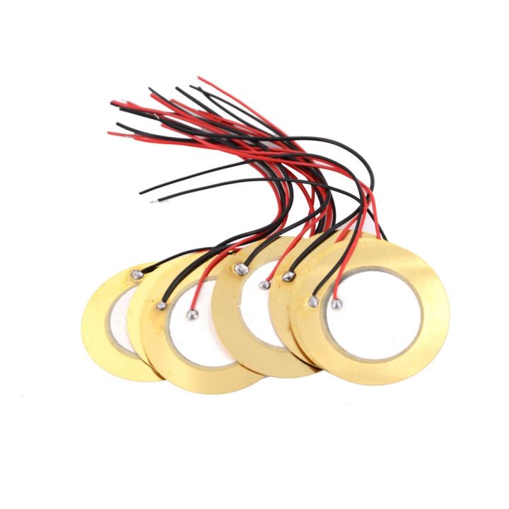 ZOROOM 10 Pcs Piezoelectric Piezo Ceramic Plate Dia 27mm for Buzzer Loudspeaker