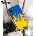 【Solo Yolo】Yinuoda Ukraine flag TPU soft high quality phone case for Apple iPhone 8 7 6 6s Plus X XS Max 5 5S se XR 11 11pro Max cover.