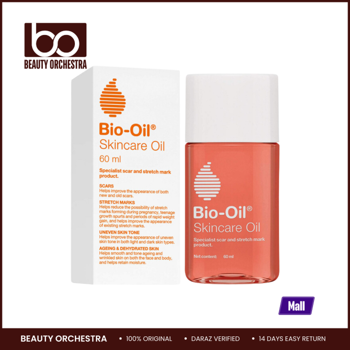 Bio-Oil Skincare Oil for Scars and Stretchmarks, Face and Body Moisturizer Dry Skin - 60ml