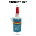 30ML FIXWANT Transparent Strong Instant Acrylic Glue PMMA Adhesive ABS Plexiglass PVC Plastic PP PC Waterproof Fast Drying Glue Amour zii. 
