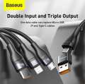 Baseus 100W 3 in 1 USB Cable. 