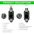 Wireless Microphone Converter XLR Transmitter and Receiver Microphone Wireless System for Dynamic Microphone. 