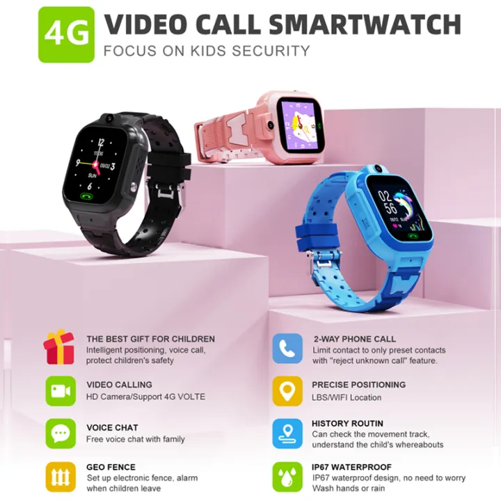 LT37%20Kids%204G%20Smart%20Watch%20Call%20WIFI%20Watch%20Video%20Chat%20Monitor%20Camera%20Waterproof%20Clock%20Voice%20Chat%20Smartwatch%20With%20-%20Image%203