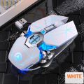 Gaming Mouse Rechargeable Wireless Silent Mouse LED Backlit USB 1600Dpi Optical Ergonomic Mouse Gamer Desktop. 