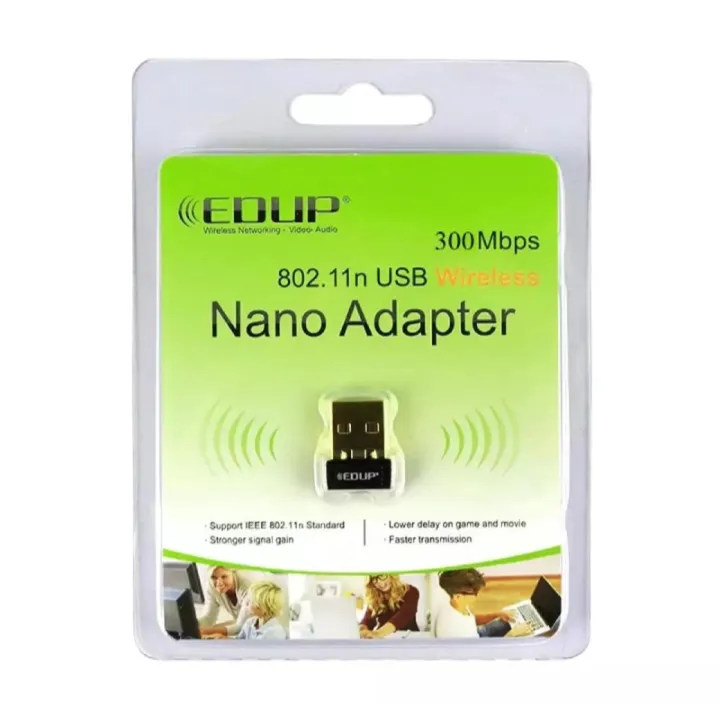 EDUP 300Mbps 802.11n USB WiFi Wireless Nano Adapter for Desktop PC or Laptop Wifi রিসিভার ন্যানো অ্যাডাপ্টার