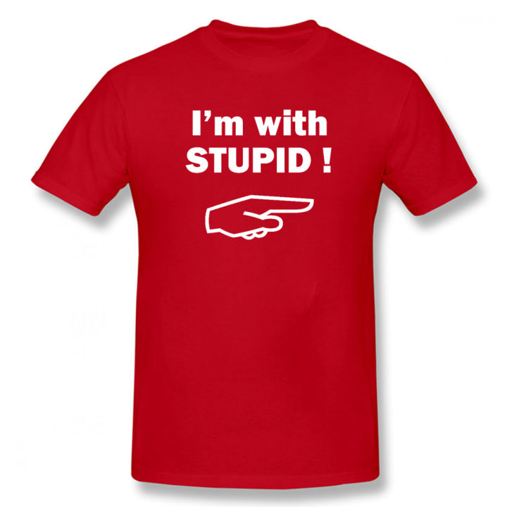 Funny%20I'm%20with%20Stupid%20T%20Shirts%20Humor%20Graphic%20Cotton%20Streetwear%20Short%20Sleeve%20O-Neck%20Harajuku%20T-shirt%20Mens%20Clothing%20-%20Image%207