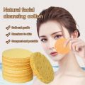 10/20/30/50Pcs Face Sponge Round Absorbent Compressed Natural Makeup Removal Exfoliating SPA Face Cleansing Cellulose Sponge Kit.