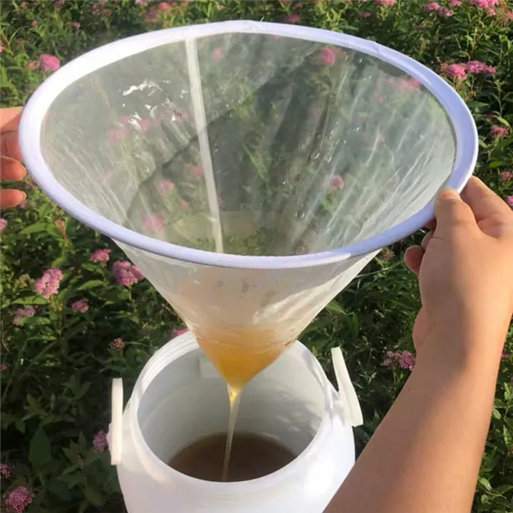 10%20Pack%20White%20Honey%20Strainer%20Nylon%20Fiber%20Mesh%20Beekeeping%20Equipment%20Honey%20Filter%20Bee%20Tools%20-%20Image%205