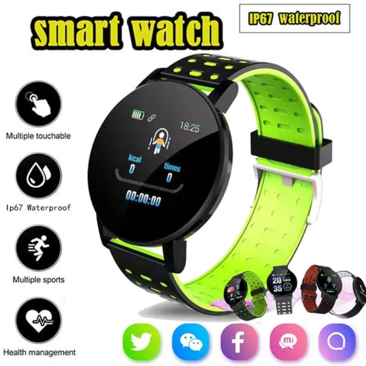 119Plus%20Bracelet%20Band%20High%20Quality%20Wearable%20Devices%20Smart%20Watch%20Blood%20Pressure%20Heart%20Rate%20Smartwatch%20-%20Smart%20Watch%20-%20Image%206