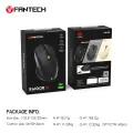 FANTECH RAIGOR III WG12R Rechargeable Wireless Mouse 2.4Ghz Stable Wireless Connection 2000DPI Pixart Sensor Ambidextrous Design Portable Mice For Laptop PC Computer Gaming Gamer.