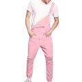 High Street Solid Color Jeans Overalls For Men Fashion High Waist Denim Jumpsuits Casual Sling Pants Hawaiian Tourism Clothing.