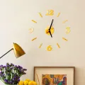 3D Wall Clock Mirror Wall Stickers Creative DIY Wall Clocks Removable Art Decal Sticker Home Decor Living Room Quartz. 