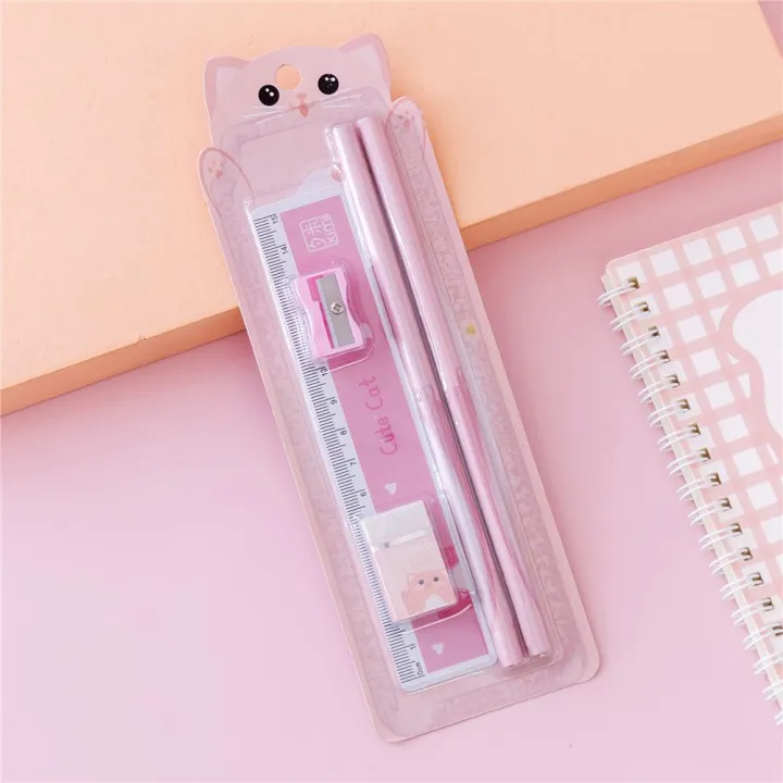 5Pcs/Set%20Pupils%20New%20Semester%20Children's%20Day%20Gifts%20Eraser%20Stationery%20Set%20Pencil%20Sharpener%20Pencil%20-%20Image%204
