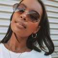 Lightweight Oval Sunglasses Elegant Look Rimless Design Texture Rimless Sunglasses Retro Style Oval Shaped Women's Sunglasses for Casual Wear Summer Accessory Street Fashion Ladies Eyewear Sun. 