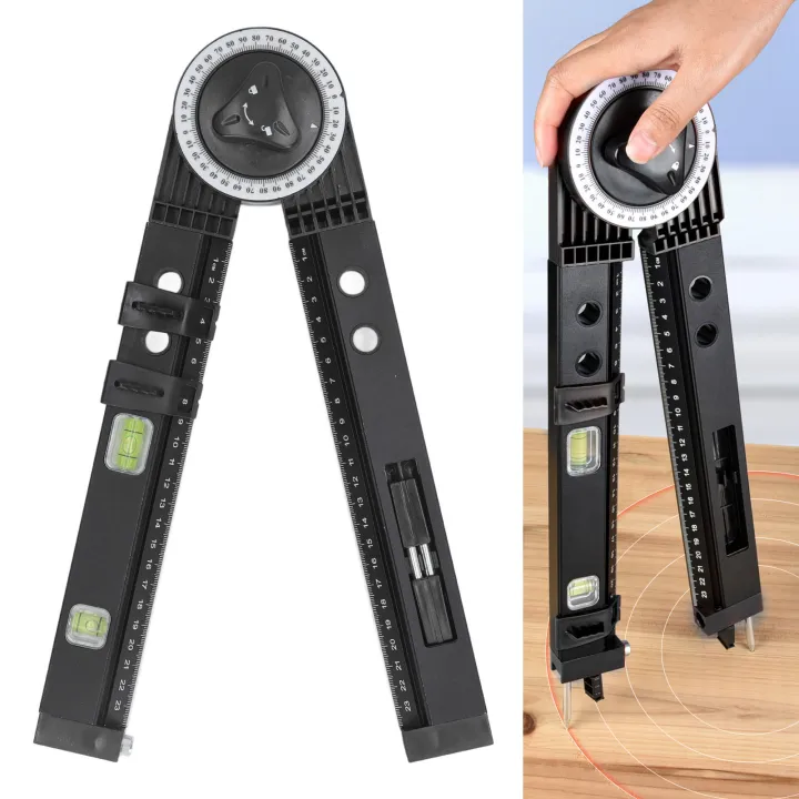 Woodworking%20Protractor%20Tool%20With%20Level%20Gauge%20Angle%20Finder%20Protractor%20DIY%20-%20Image%206