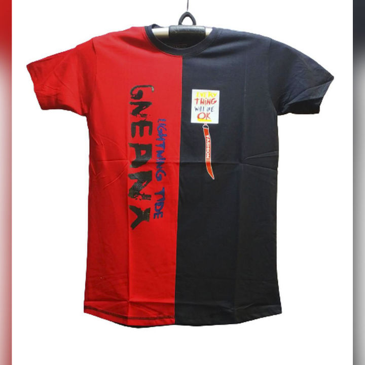 Men's Premium T Shirts black and red