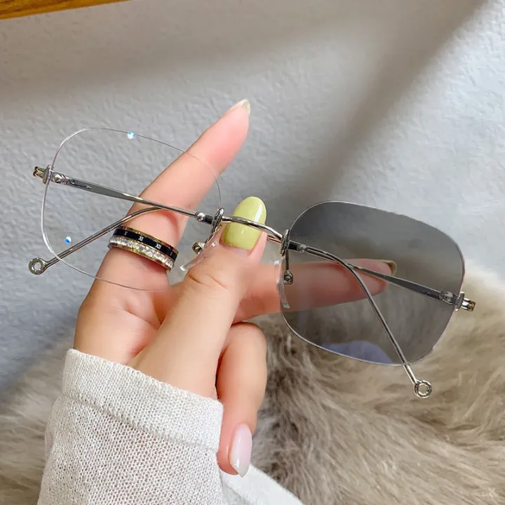 Men%20Women%20New%20Rimless%20Myopia%20Glasses%20Fashion%20Style%20Anti-blue%20Ray%20Near%20Sight%20Eyewear%20Unisex%20Frameless%20Prescription%20Eyeglasses%20-%20Image%205