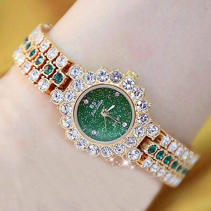 women watch famous luxury brands Crystal Diamond Stainless steel
