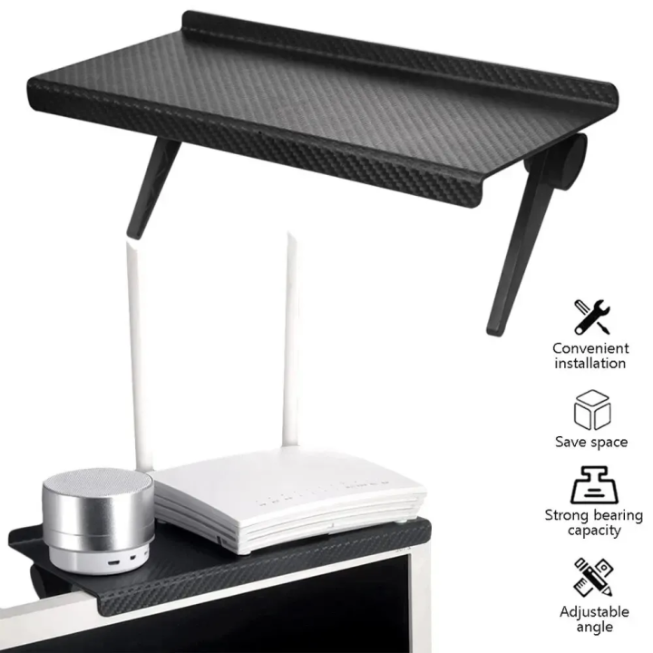 Screen Rack Shelf Stand TV Screen Top Shelf Rack Computer Monitor Desktop Display Stand TV Rack ...