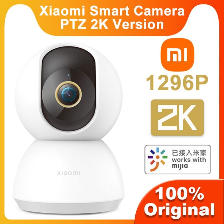 Xiaomi 360° Smart Home Security Camera PTZ 2K Baby Monitor 1296x2304P AI Panoramic Camera HD Night Vision Webcam Work With Mijia