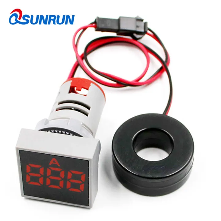 Ammeter%2022.5mm%20Square%20Panel%20LED%20Digital%20Ampere%20Meter%20Current%20Meter%20Indicator%20Light%20With%20CT,%200-100A,%20Five%20available%20color%20-%20Kings%20Trading%20-%20Image%207