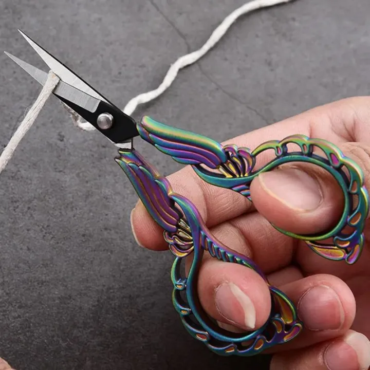 Orchid%20Shear%20New%20Black%20Blade%20Vintage%20Crafts%20Super%20Sharp%20Thin%20Tea%20Bag%20Cutting%20Tools%20Embroidery%20Professional%20Small%20Scissors%20Sewing%20-%20Image%205